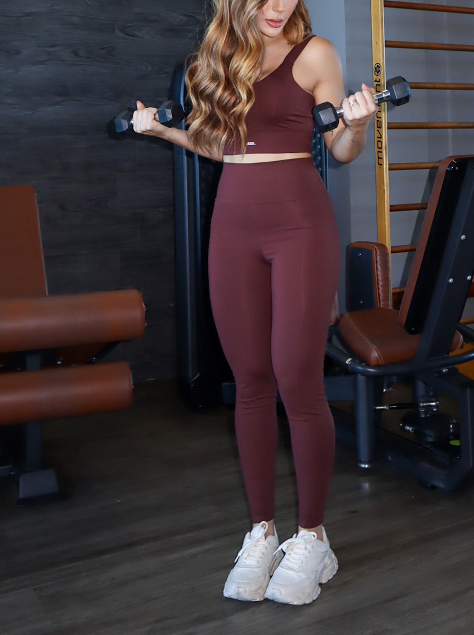 Calça Legging Move com Bolso Less – Chocolate