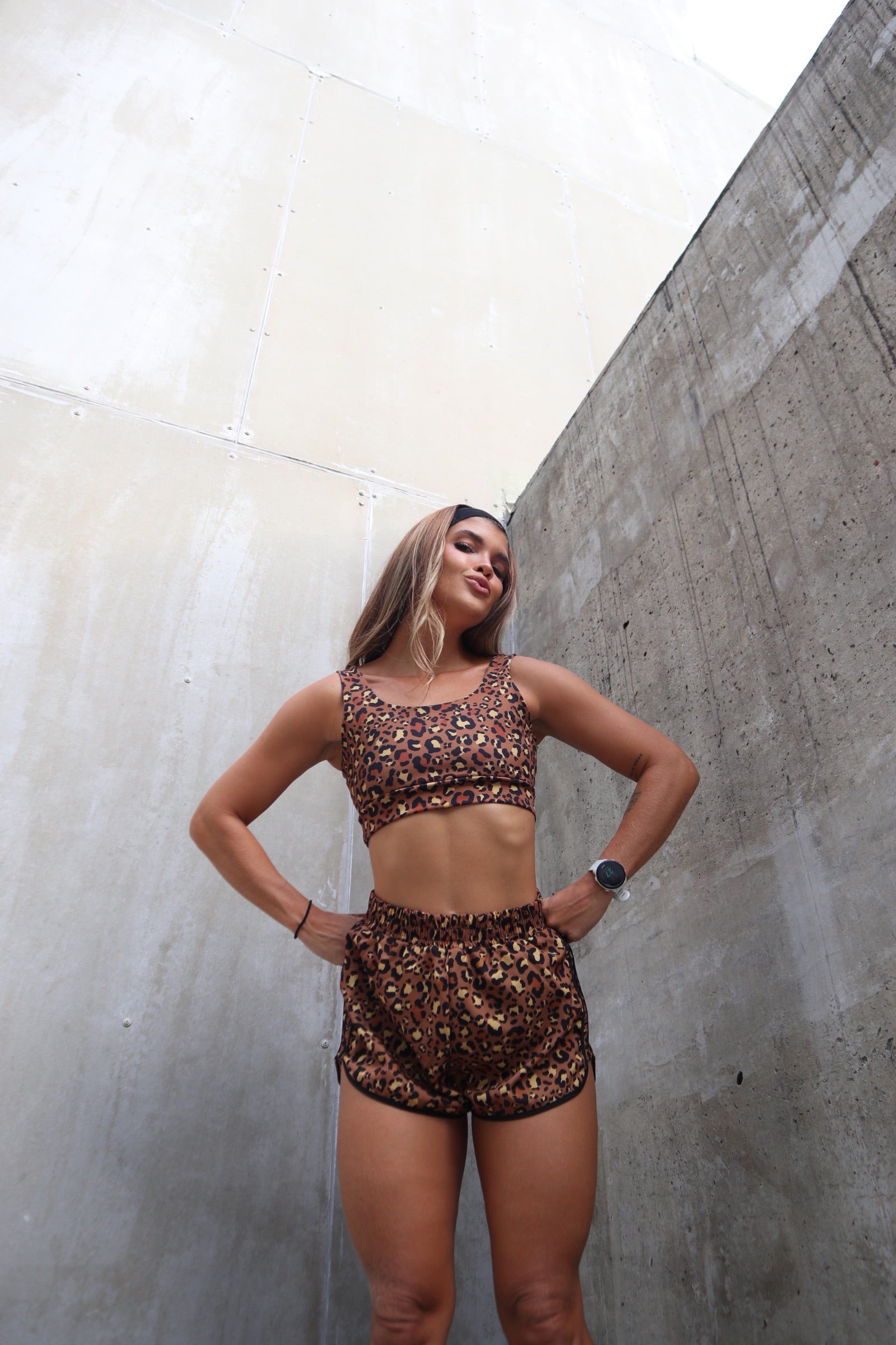 TOP ANIMLAE PRINT FITNESS