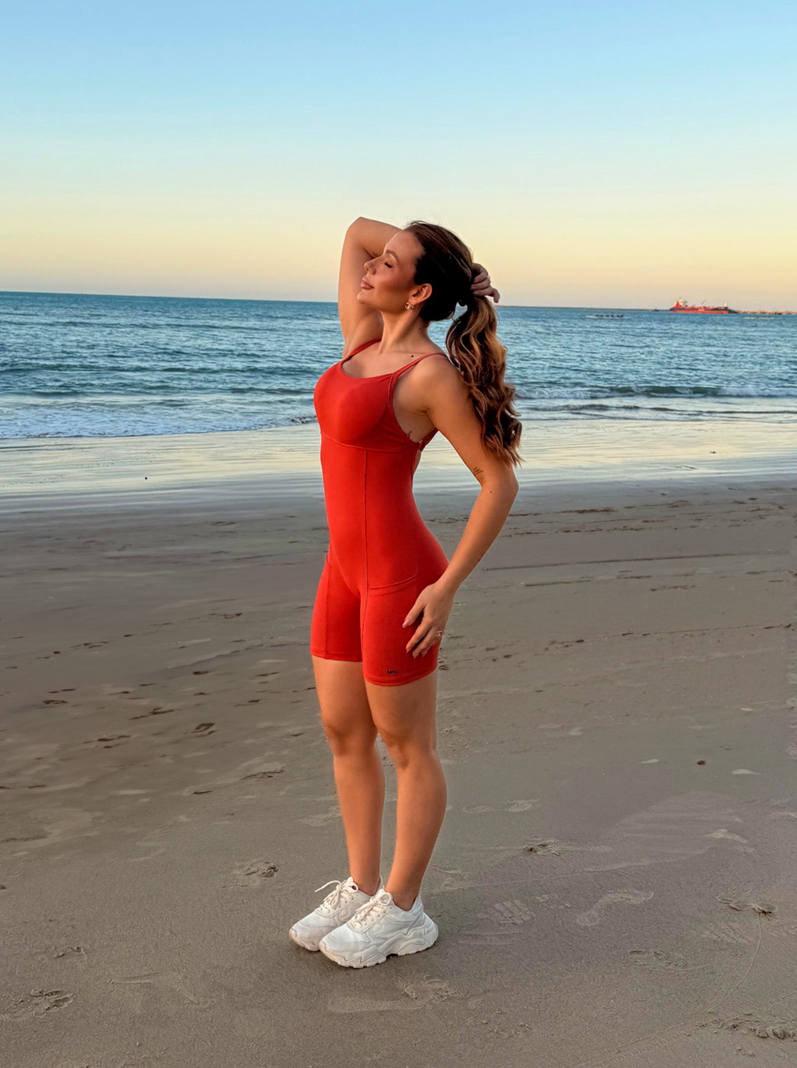 Macaquinho Move com Bolso – Vermelho