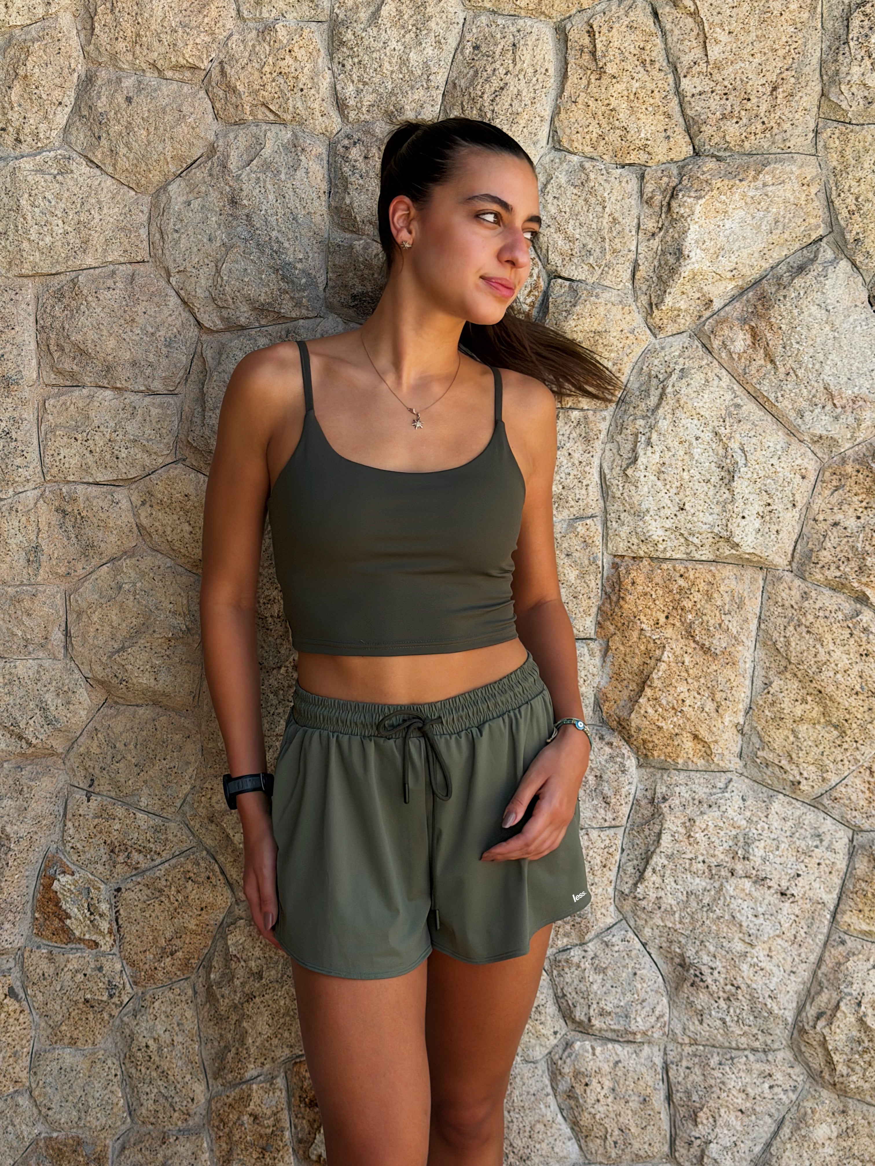CROPPED ALCAS FITNESS LEVE